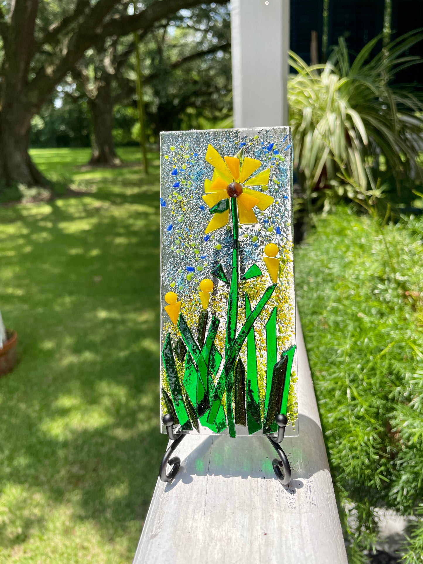 Unframed yellow flower