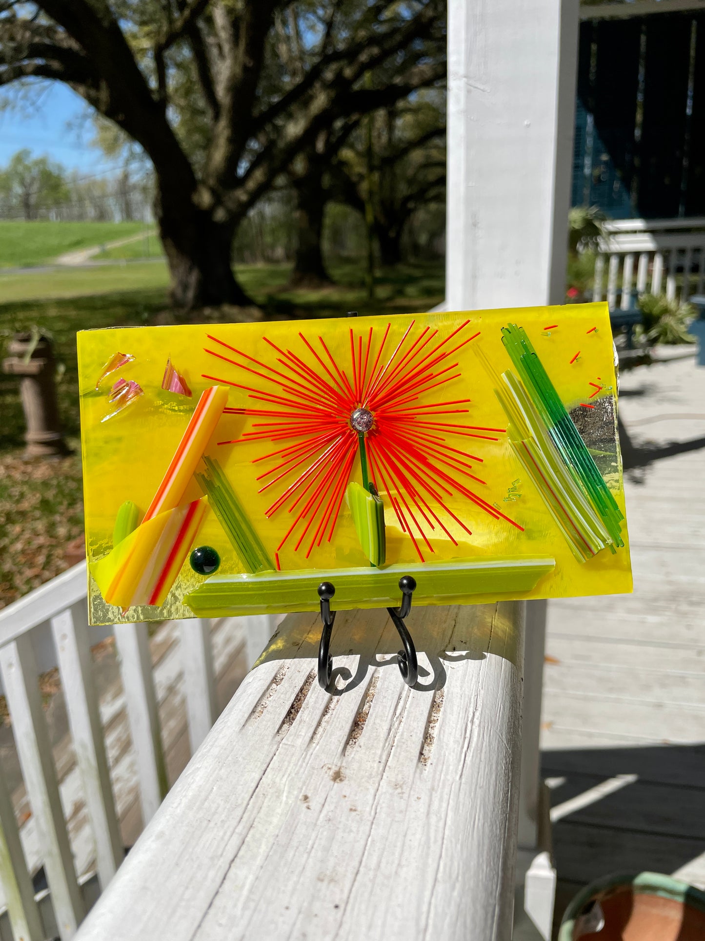 Orange Abstract Flower