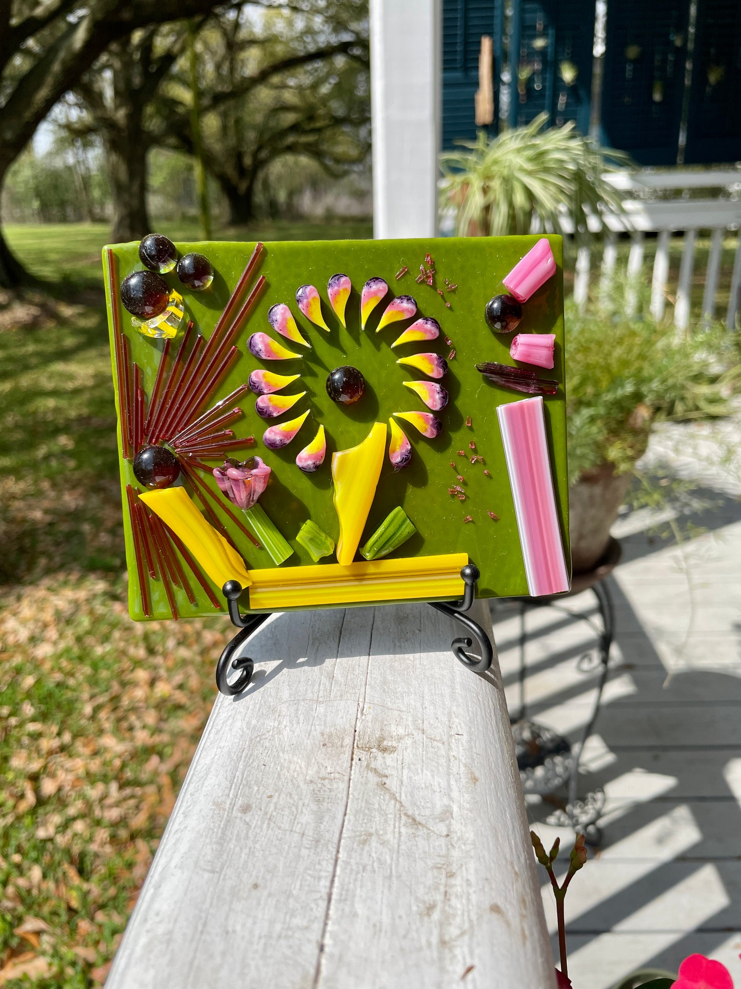 Yellow and Purple Flower